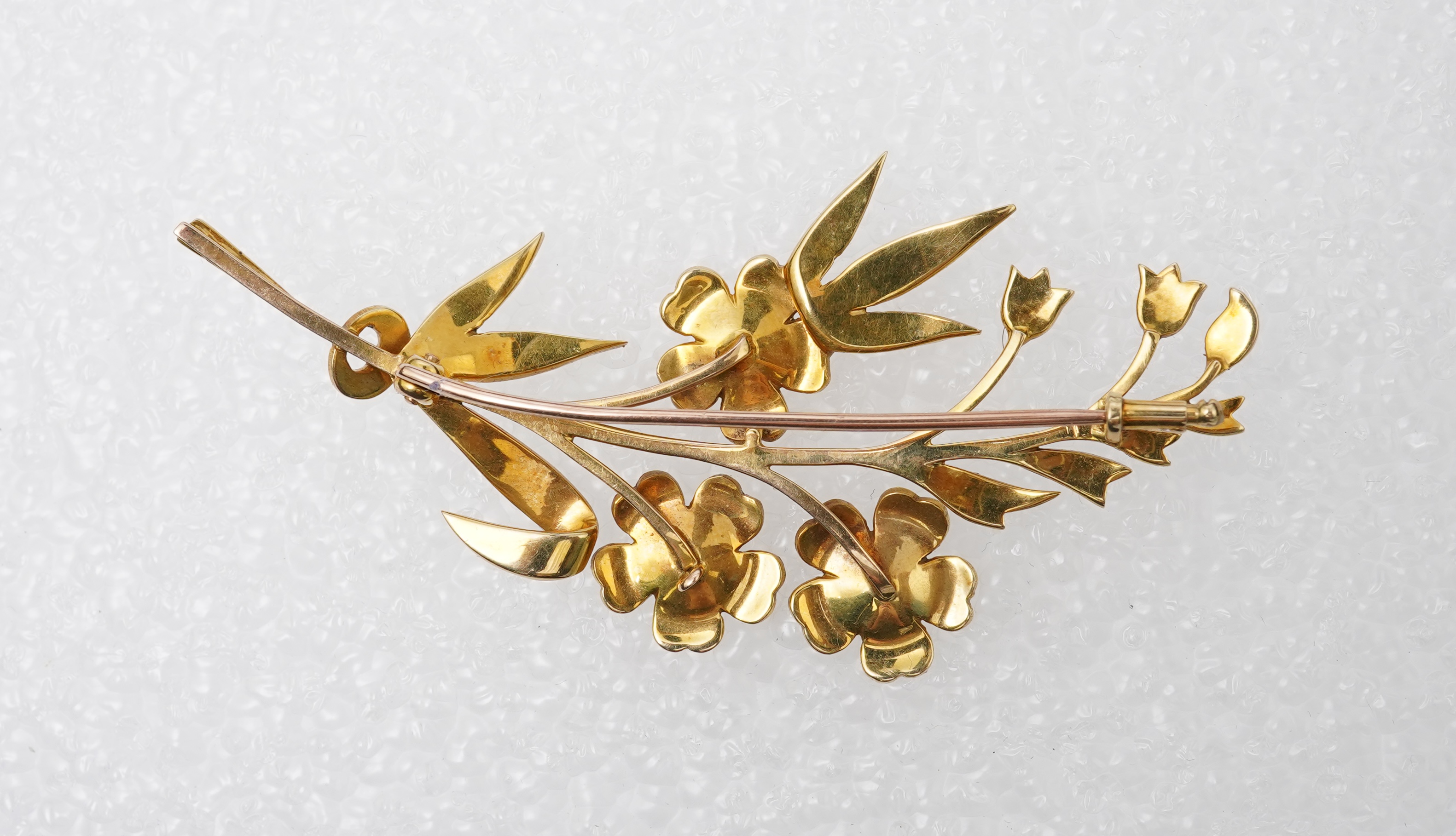 An Edwardian seed pearl brooch, early 20th century